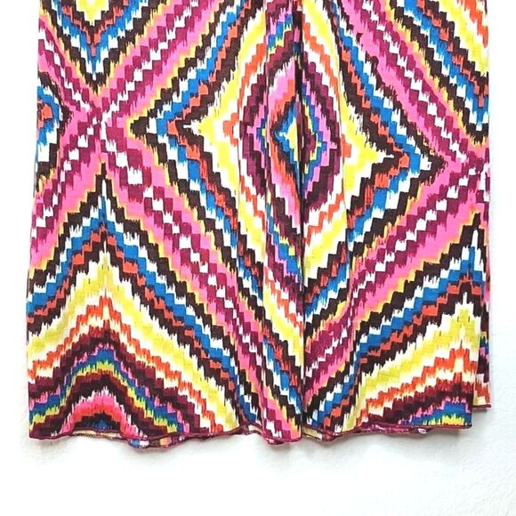DELIA'S Sleeveless Summer A-line Mini Tube Dress size M Colorful Built-in Bra - Picture 4 of 12